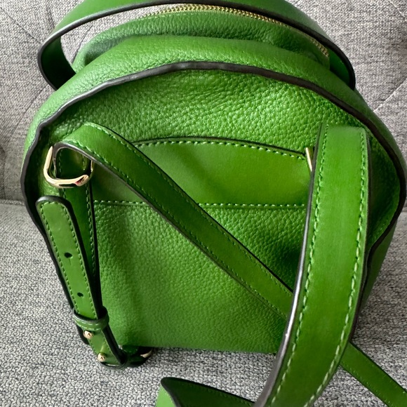 Michael Kors Jessa Small Pebbled Leather Convertible Backpack - Picture 12 of 15